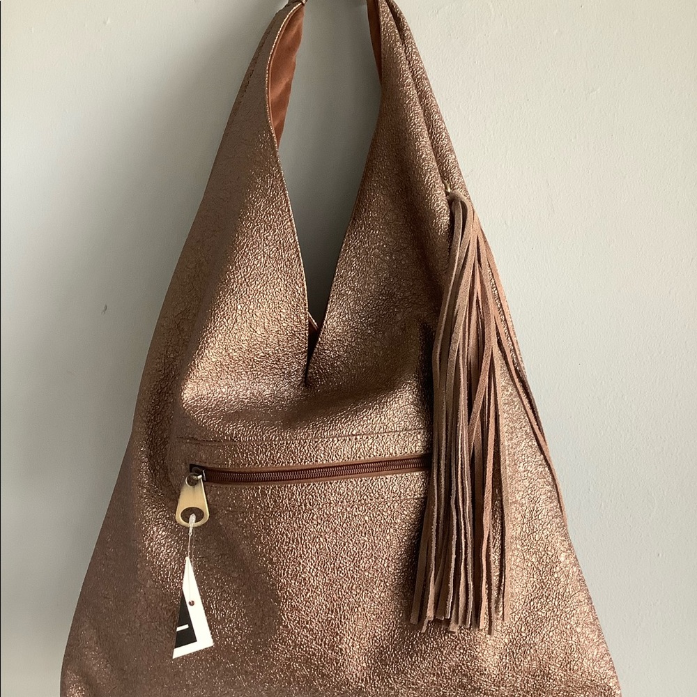 Metallic Bronze HOBO bag with EXTRA insert bag